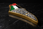 handcrafted Palestine Map Wall Art, Palestinian Home Decor, Resin Art, Keffiyeh Decor, Gift for Palestinians