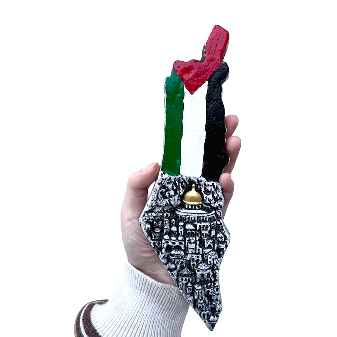 Palestine Map — Jerusalem Soul Sculpture