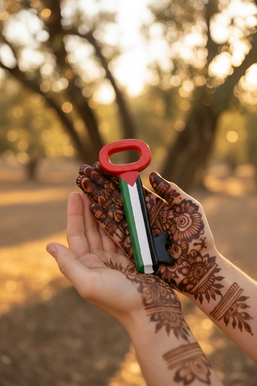 مفتاح العودة - يدين بالحناء