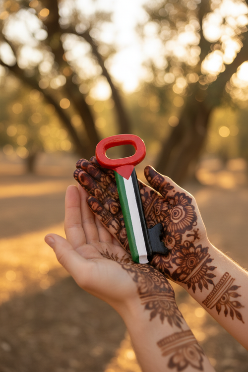 مفتاح العودة - يدين بالحناء