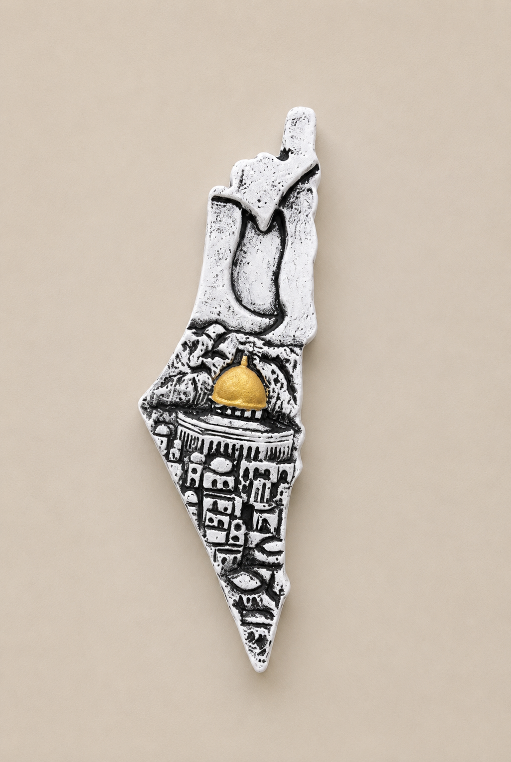 Palestine Map Resin Wall Art – Dome of the Rock