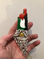 Palestine Map Resin Wall Art – Dome of the Rock
