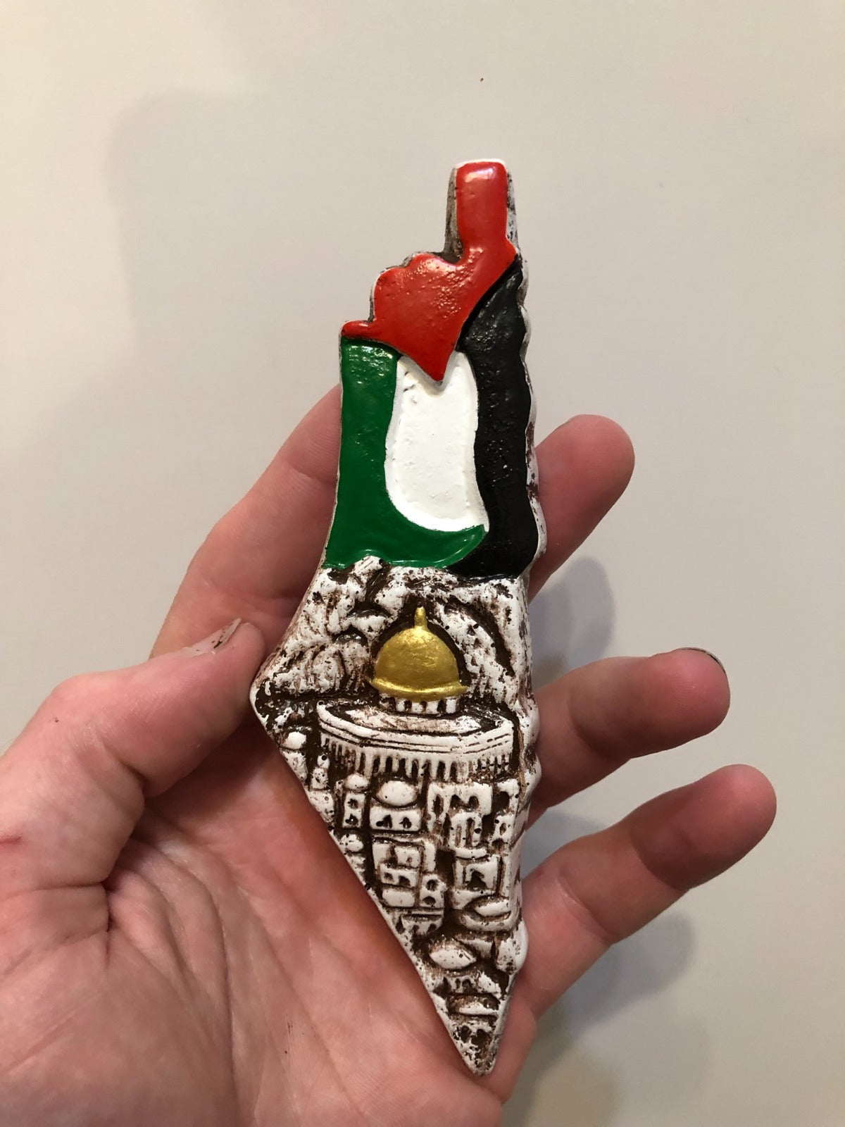 Palestine Map Resin Wall Art – Dome of the Rock