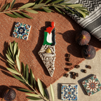Palestine Map - Flat Lay