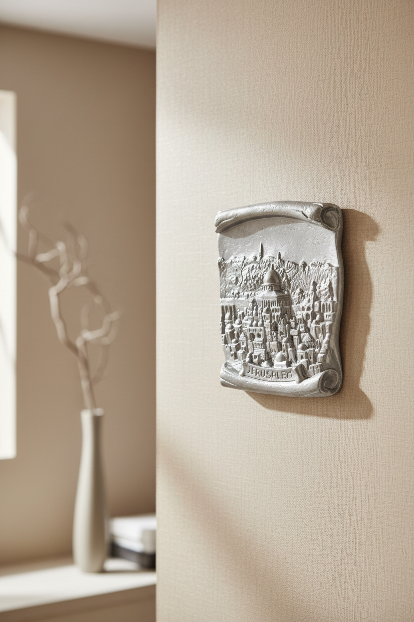 Silver - Beige Wall