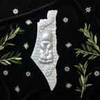 Silver Palestine Map - Flat Lay