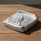 Silver - Rustic Wood Side Angle